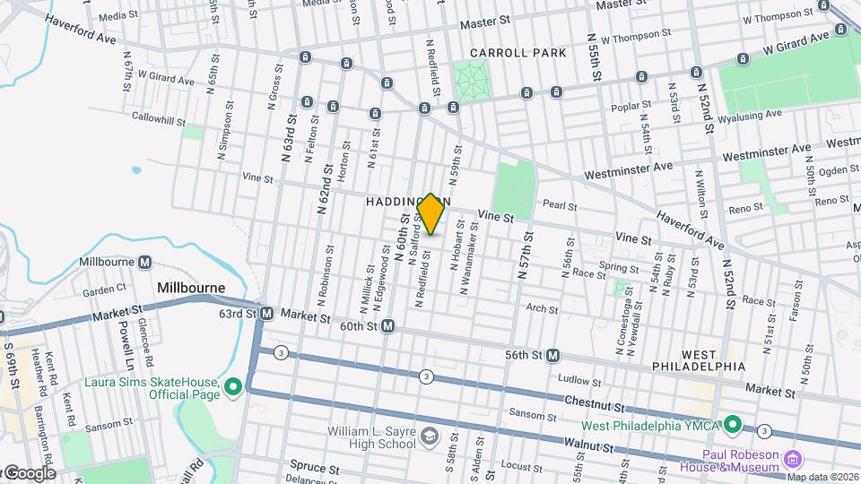 5917 Race St Map and Location Details