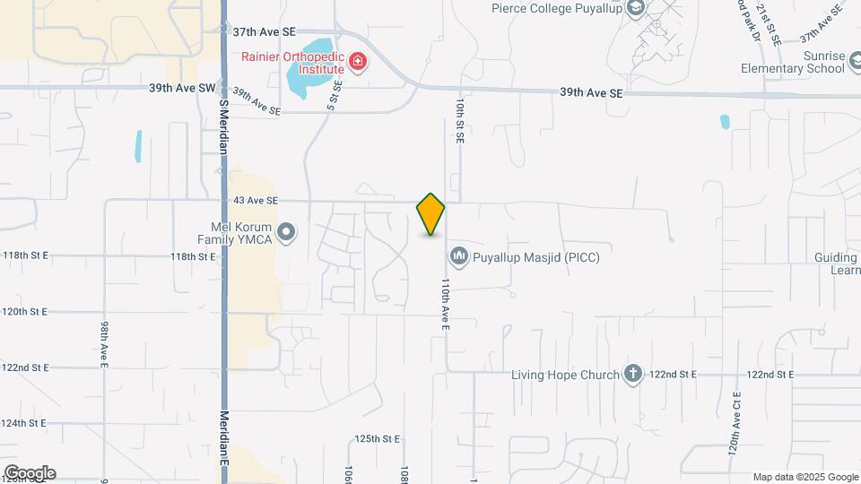 11714 110th Ave E Map and Location Details