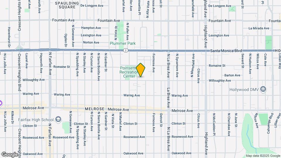 7267-7271 Willoughby Ave Mapa y Detalles de la Ubicación