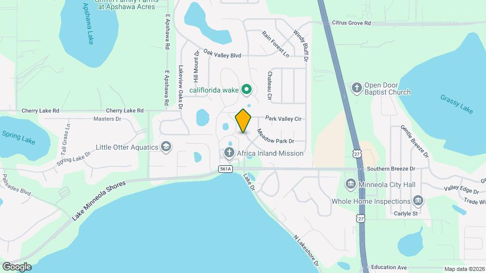 941 Park Valley Cir Map and Location Details