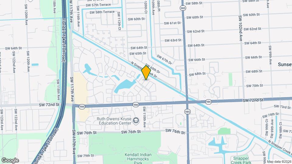 6959 SW 110th Ct Map and Location Details