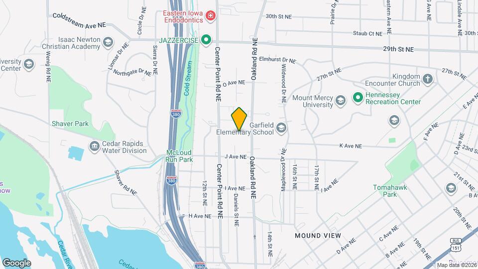 1339 K Ave NE Map and Location Details