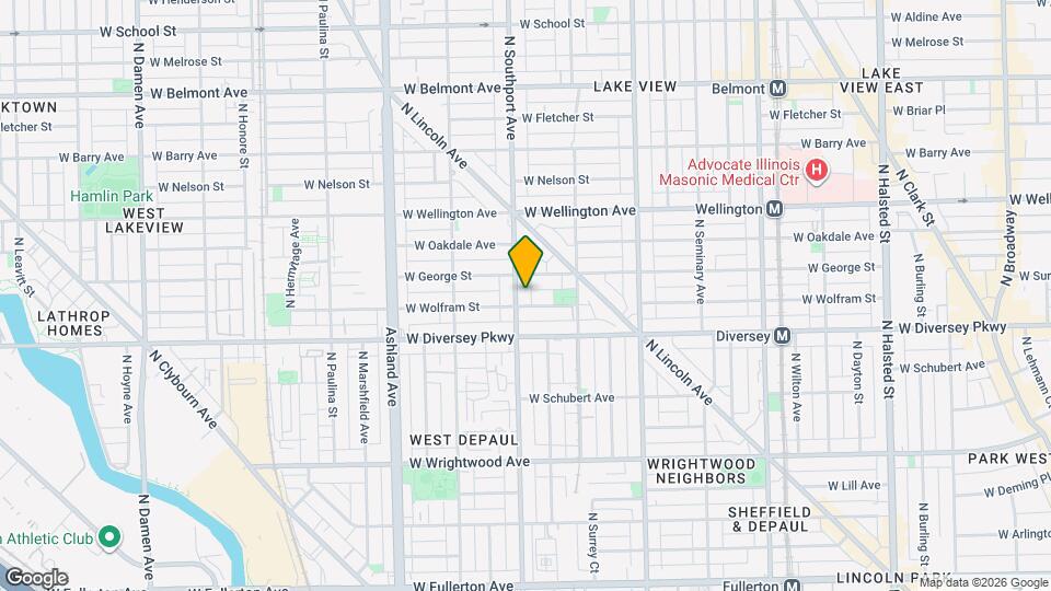 2839 N Southport Ave Mapa y Detalles de la Ubicación