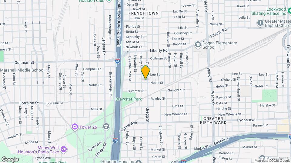 2101 Gregg St Mapa y Detalles de la Ubicación