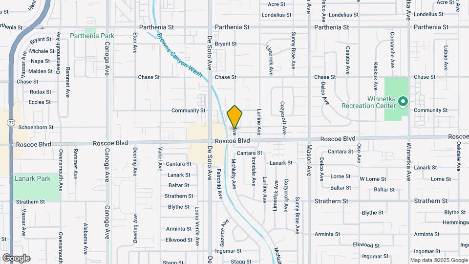 20807 Roscoe Blvd Map and Location Details