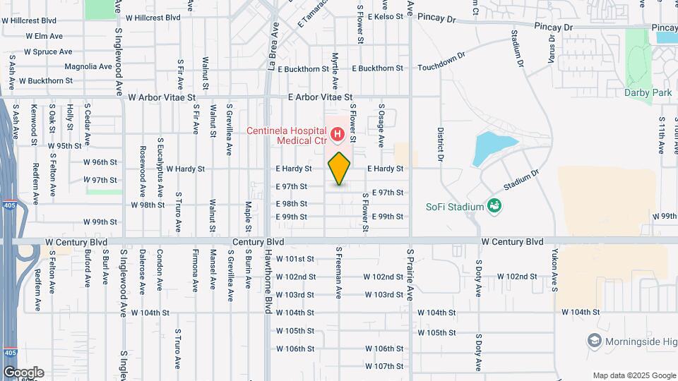 517 E 97th St Map and Location Details