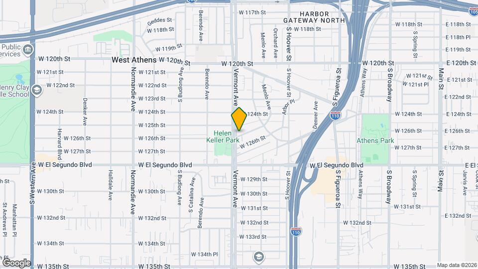 12444 S Vermont Ave, Unit B Map and Location Details