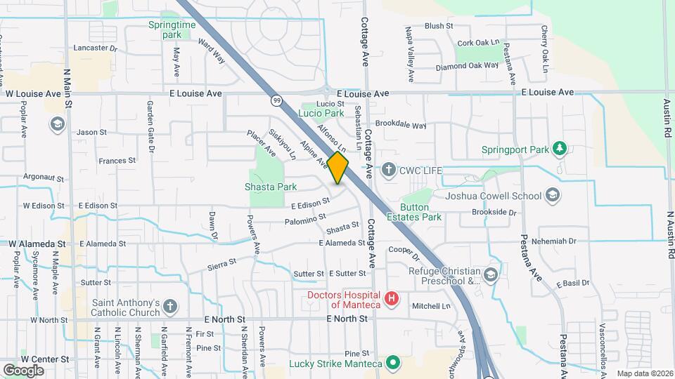 1175 E Edison St Map and Location Details