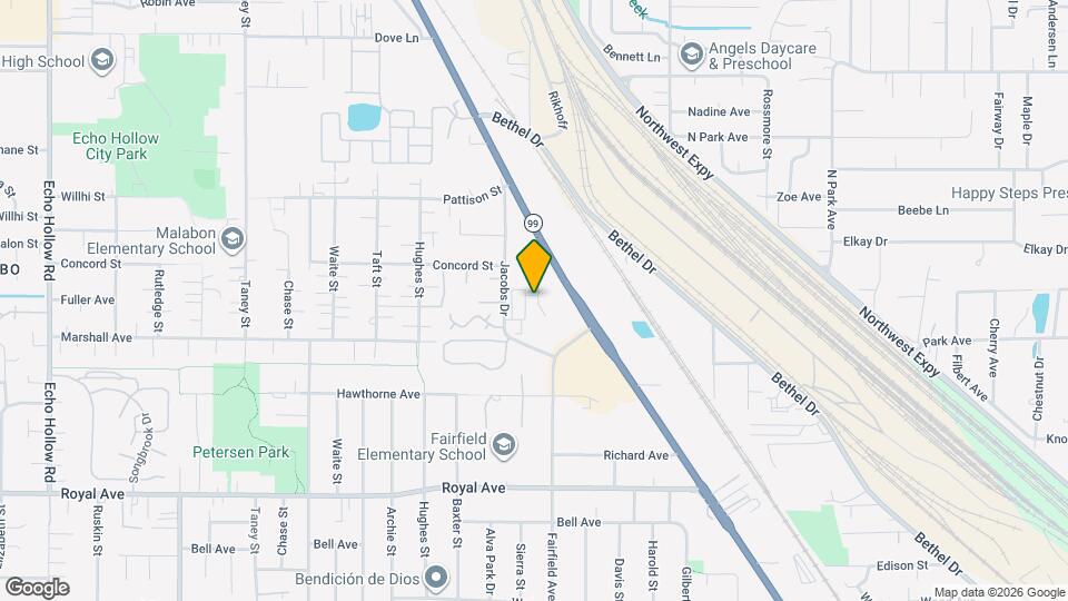 Jacobs Lane Map and Location Details