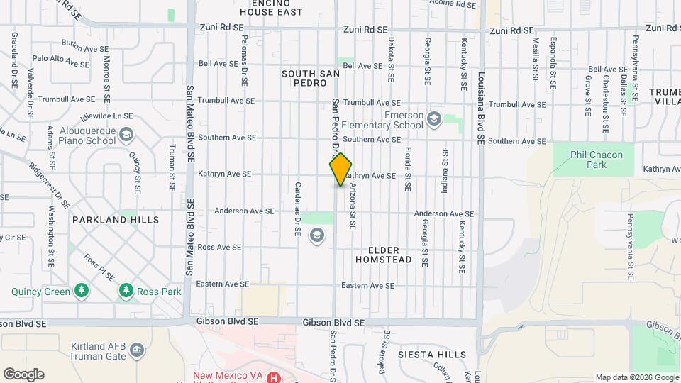 916 San Pedro Dr SE Map and Location Details