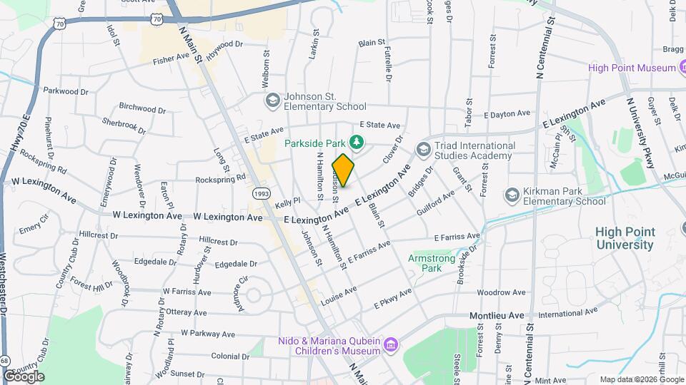 1308 Madison St Map and Location Details