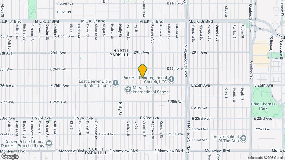 2629 Jasmine St Map and Location Details