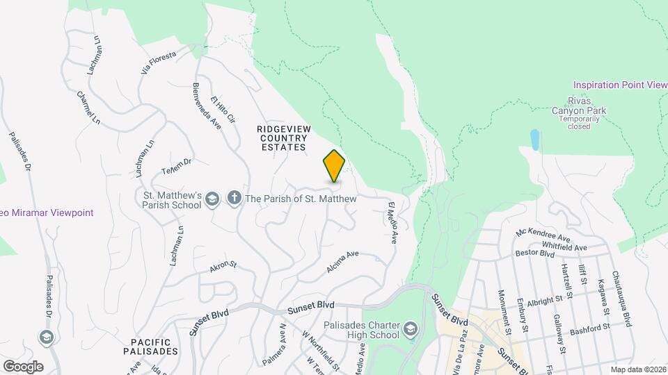 1205 Las Lomas Pl Map and Location Details