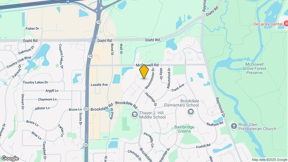 1621 Westminster Dr Map and Location Details