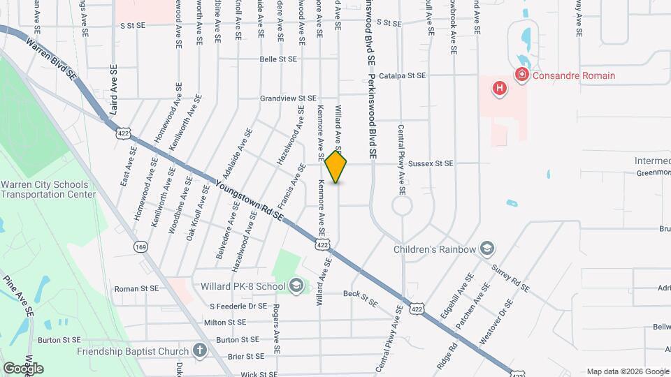 1072 Willard Ave SE Map and Location Details