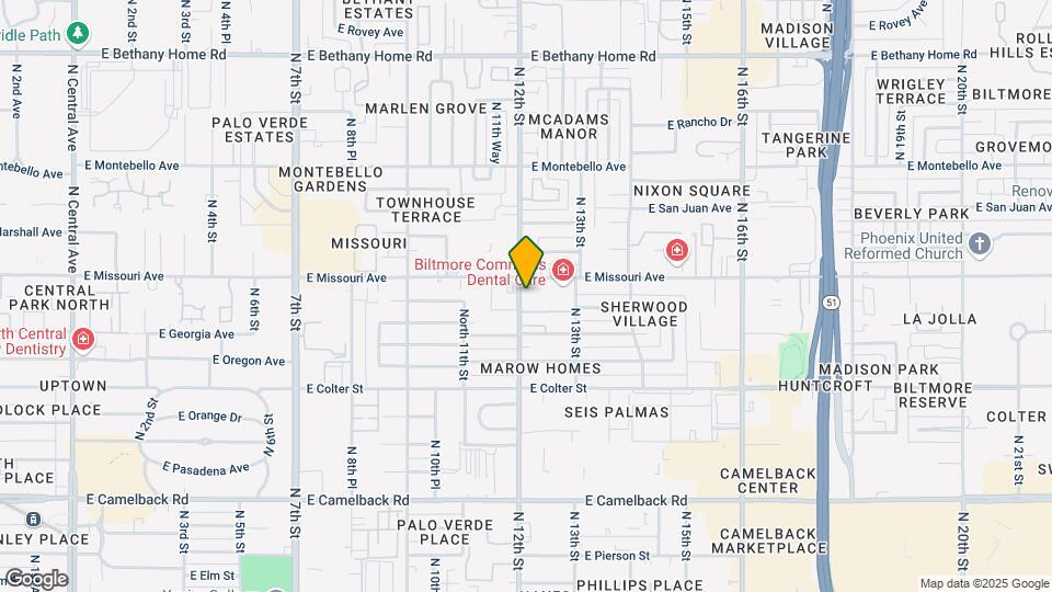 12th St & Missouri Mapa y Detalles de la Ubicación