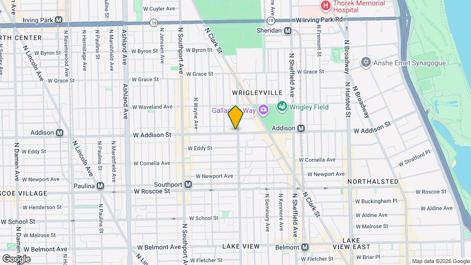 1200 W Addison St, Unit 3E Map and Location Details