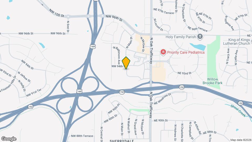 9348 N Main St Map and Location Details