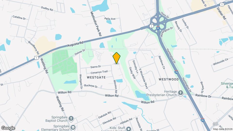 505 Castlerock Ct Mapa y Detalles de la Ubicación