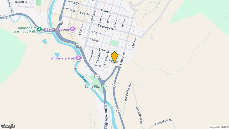 190 E 7th Ave Map and Location Details