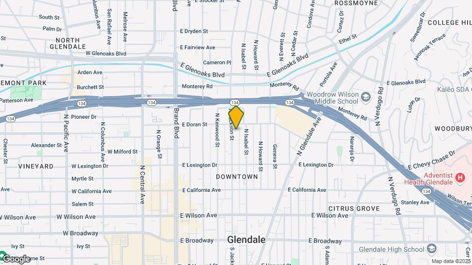 528 N Jackson St Map and Location Details