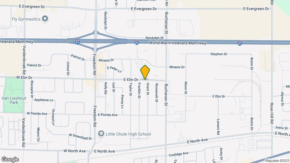 807 E Elm Dr Map and Location Details