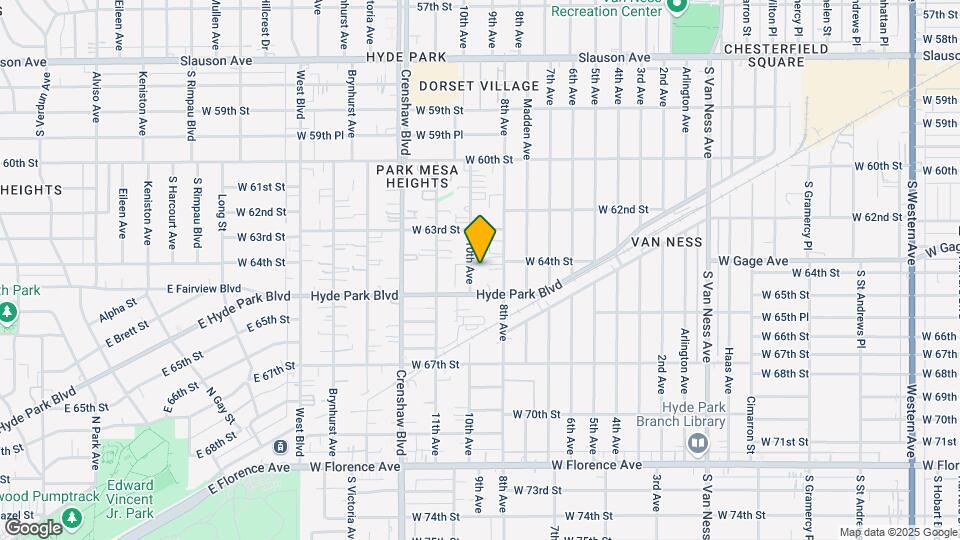 6412 10th Ave Map and Location Details