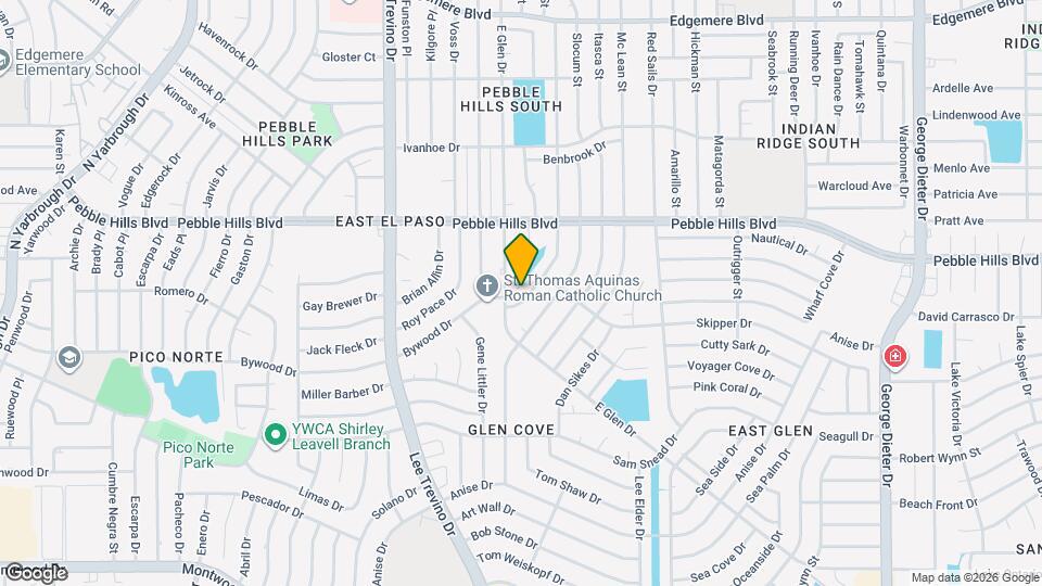 2821 Beachcomber Dr Map and Location Details