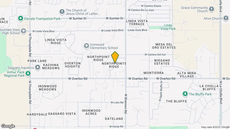 2966 W Yorkshire St Map and Location Details