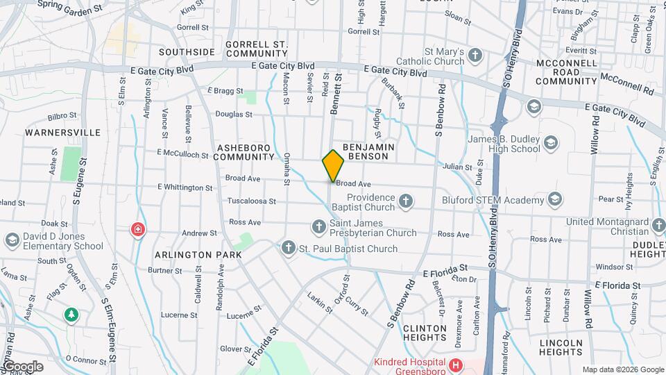 838 Broad Ave Map and Location Details