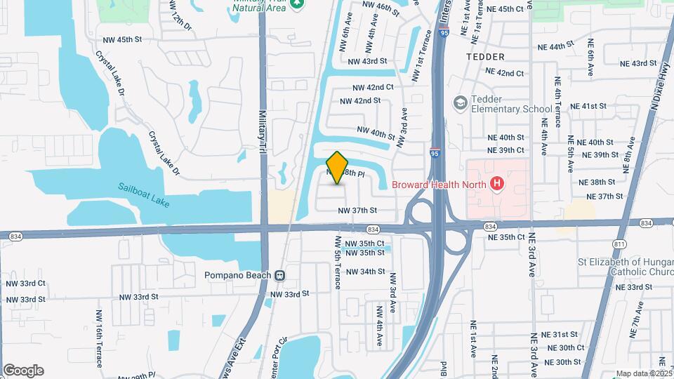 610 NW 38th Ct Map and Location Details