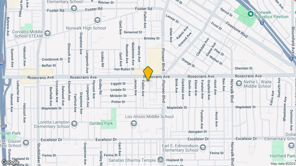 14323 Alburtis Ave Map and Location Details