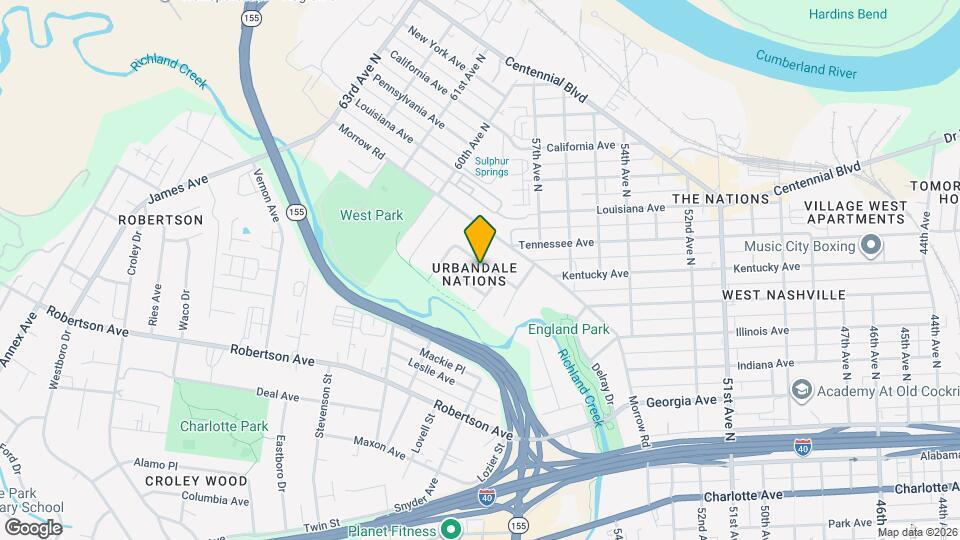 5817 Carl Pl Map and Location Details