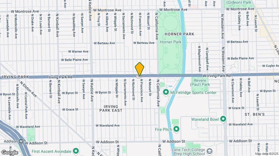 2903 W Irving Park Rd Map and Location Details