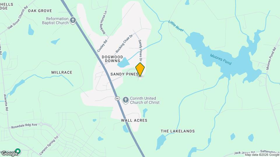Room in House on Sandy Pines Dr Mapa y Detalles de la Ubicación