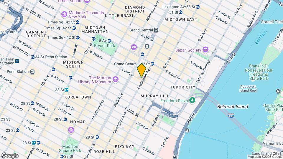 334 Lexington Ave Mapa y Detalles de la Ubicación