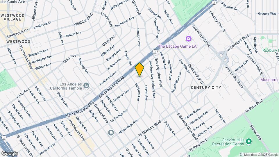 1839 Thayer Ave Mapa y Detalles de la Ubicación