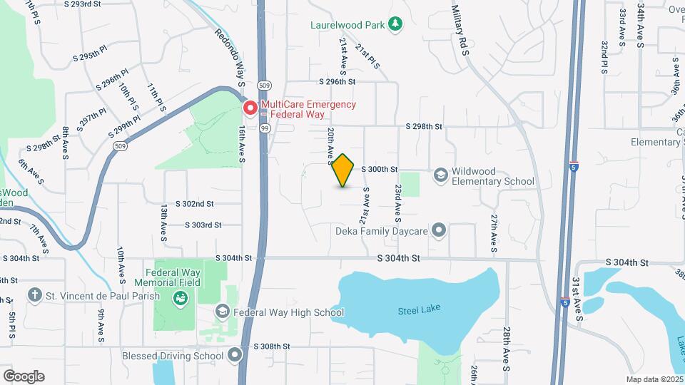 2015 S 301st St Map and Location Details