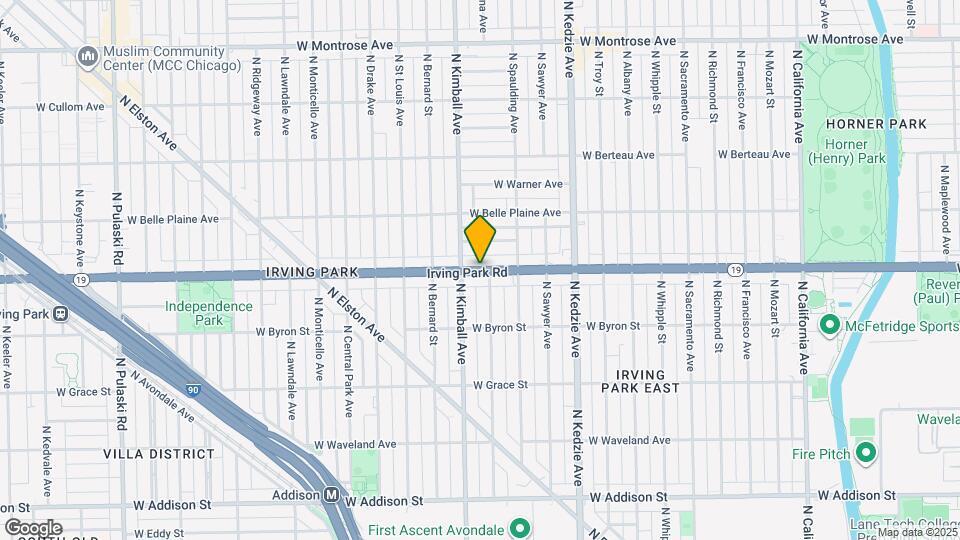 3326 W Irving Park Rd Map and Location Details