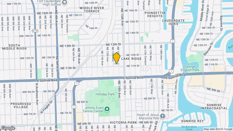 1315 NE 11th St Map and Location Details