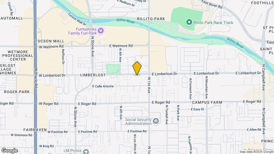 544 E Limberlost Dr Map and Location Details
