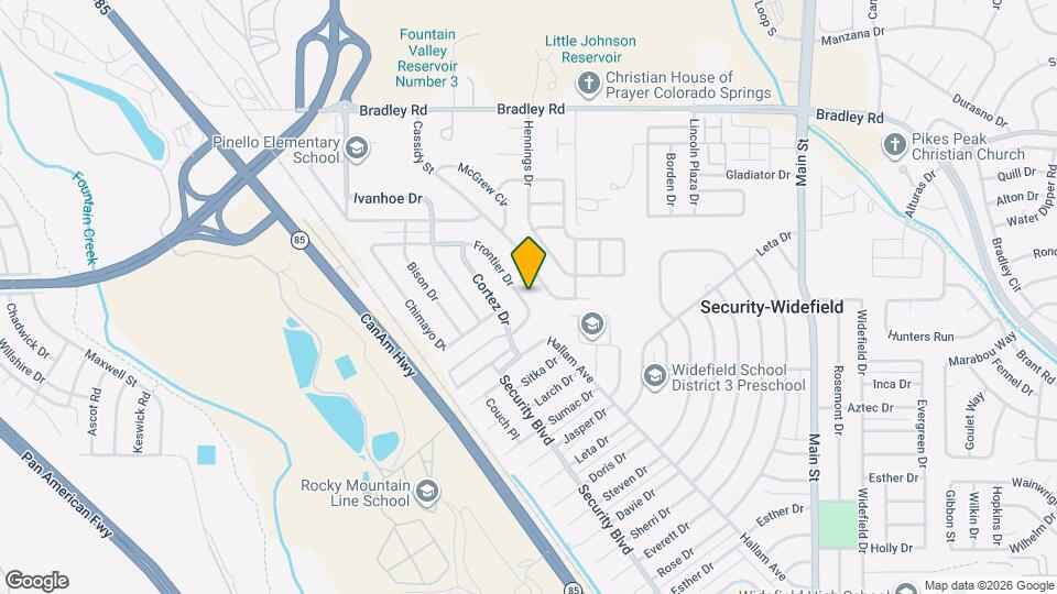 2137 Frontier Dr Map and Location Details