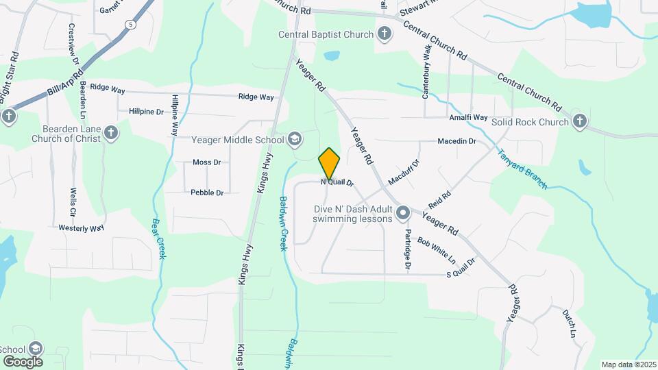 4015 N Quail Dr Map and Location Details