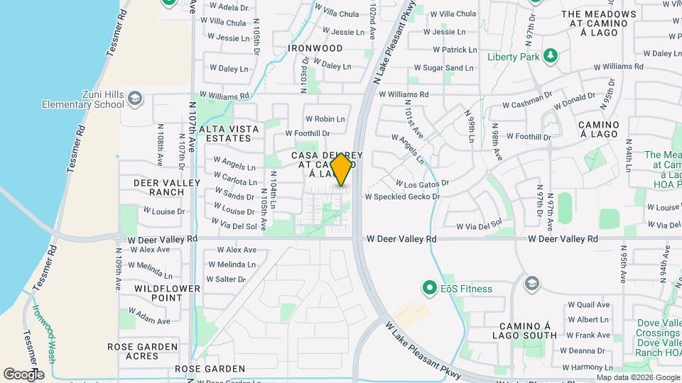 10268 W Sands Dr Mapa y Detalles de la Ubicación