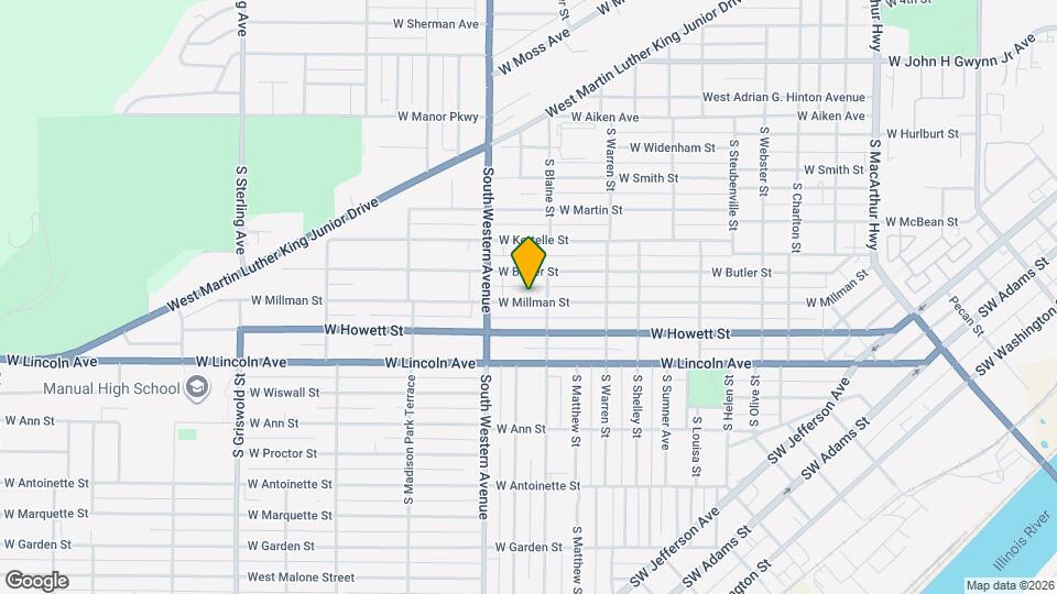 1811 W Millman St Map and Location Details