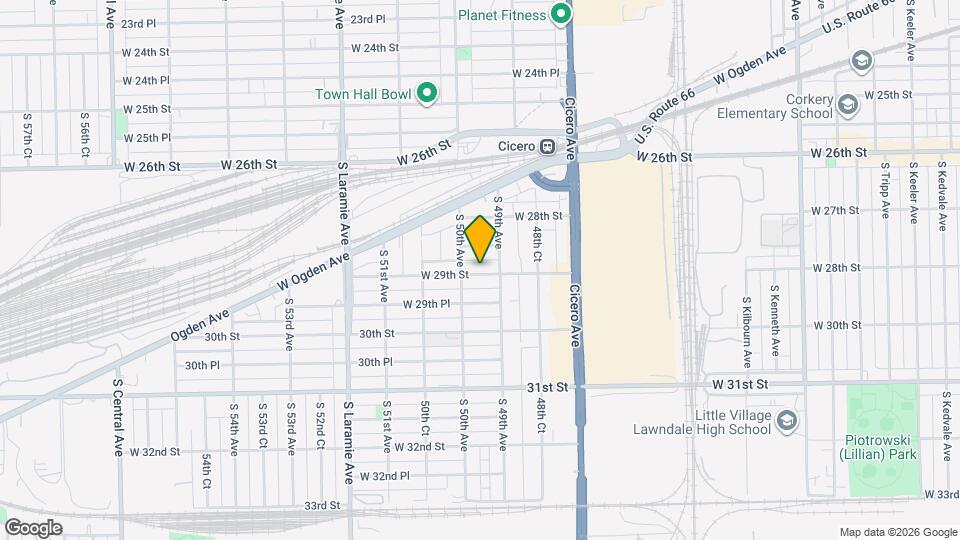 4916 W 29th St Map and Location Details