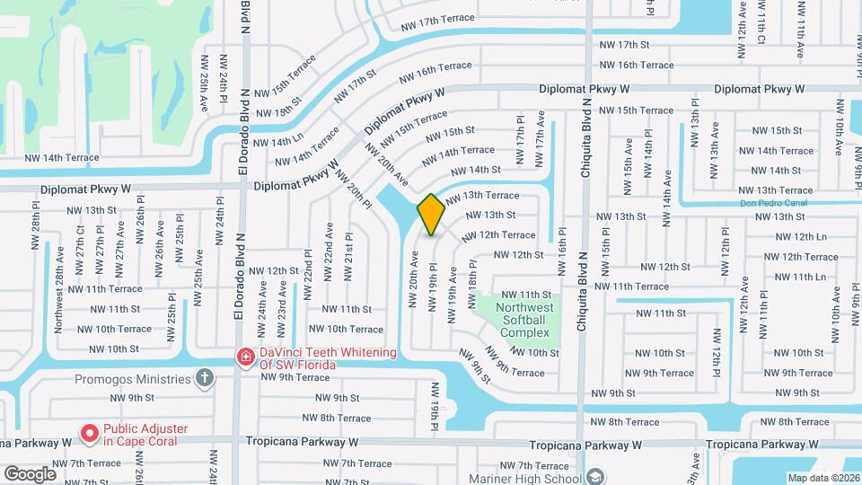 1150 NW 19th Pl Map and Location Details