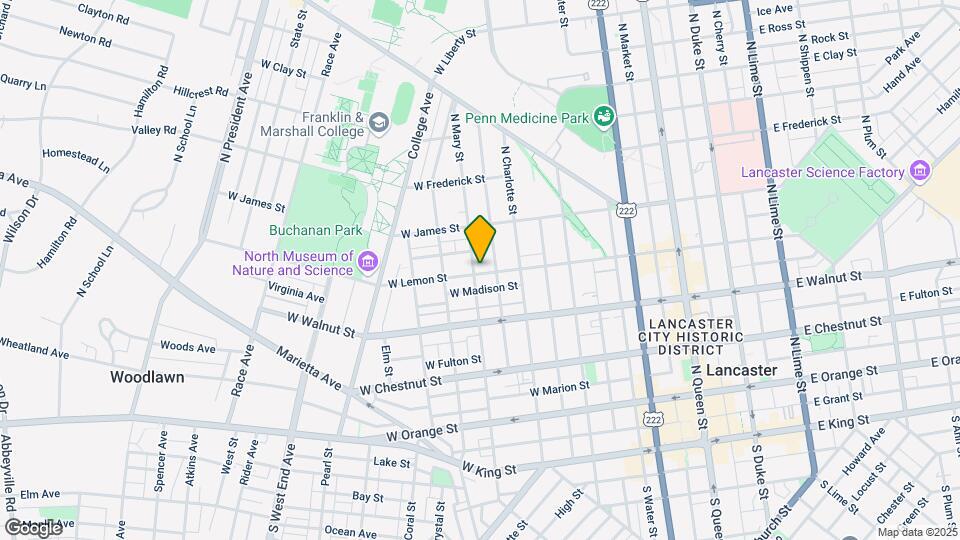 445 W Lemon St Mapa y Detalles de la Ubicación