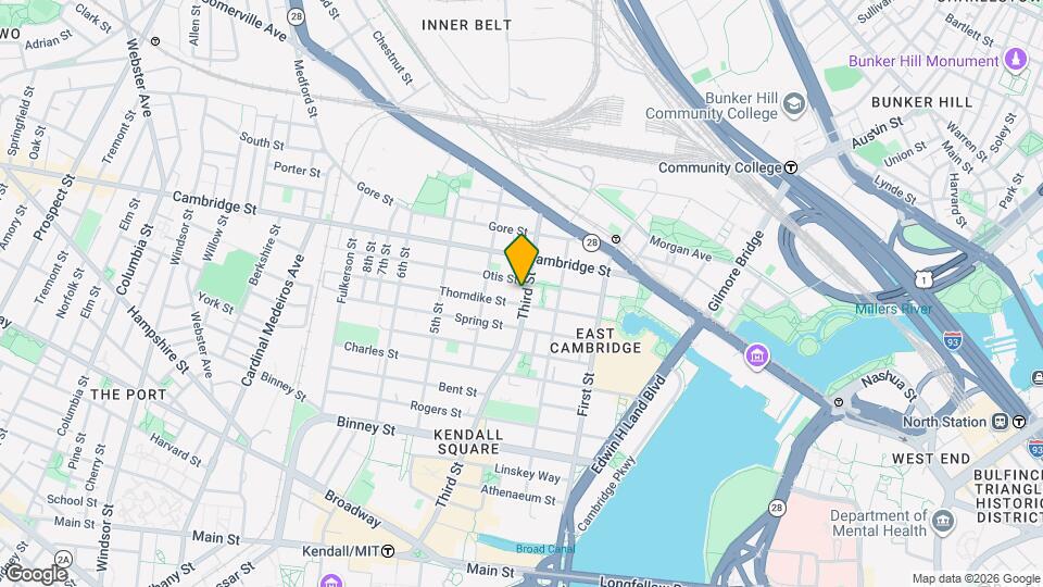 93 Third St Map and Location Details