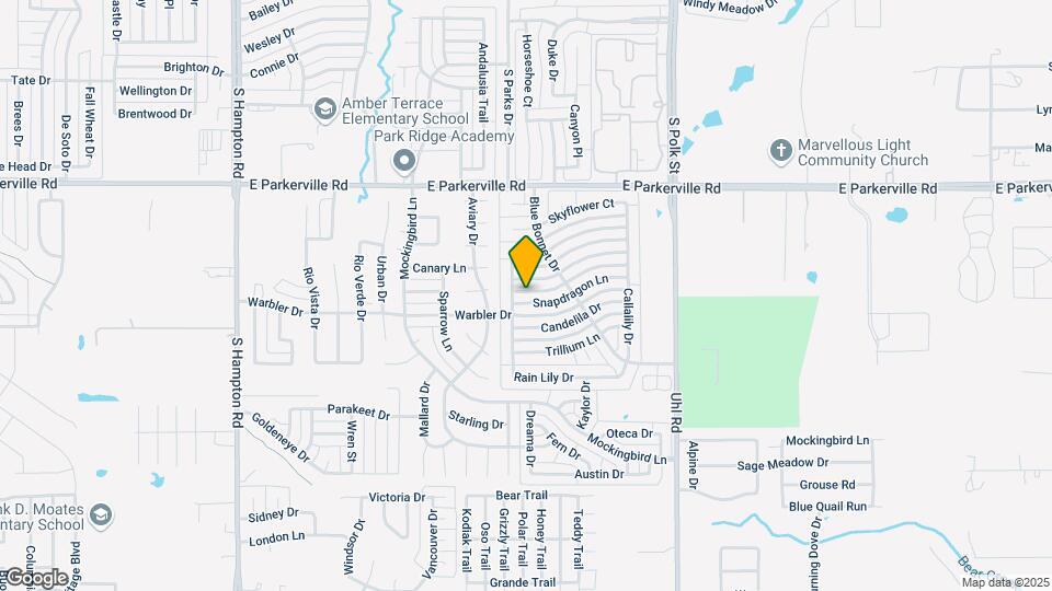 605 Snapdragon Ln Map and Location Details